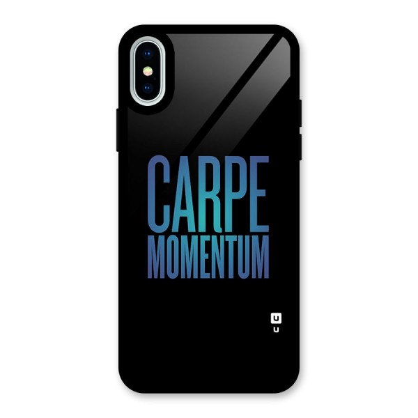 Carpe Momentum Glass Back Case for iPhone XS