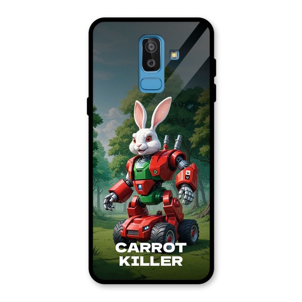 Carrot Killer Glass Back Case for Galaxy J8