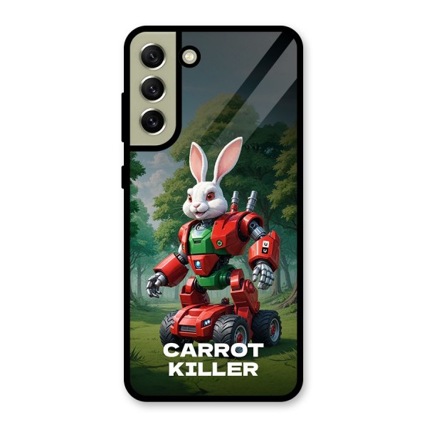 Carrot Killer Glass Back Case for Galaxy S21 FE 5G