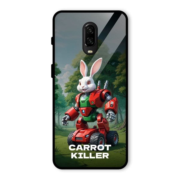 Carrot Killer Glass Back Case for OnePlus 6T