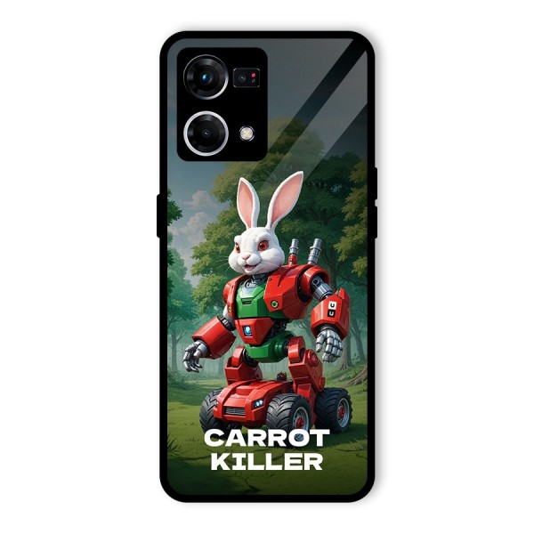 Carrot Killer Glass Back Case for Oppo F21 Pro 4G