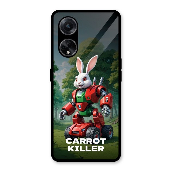 Carrot Killer Glass Back Case for Oppo F23