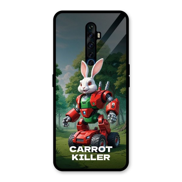 Carrot Killer Glass Back Case for Oppo Reno2 F