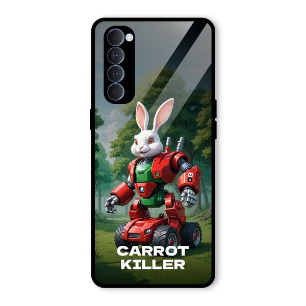 Carrot Killer Glass Back Case for Oppo Reno4 Pro