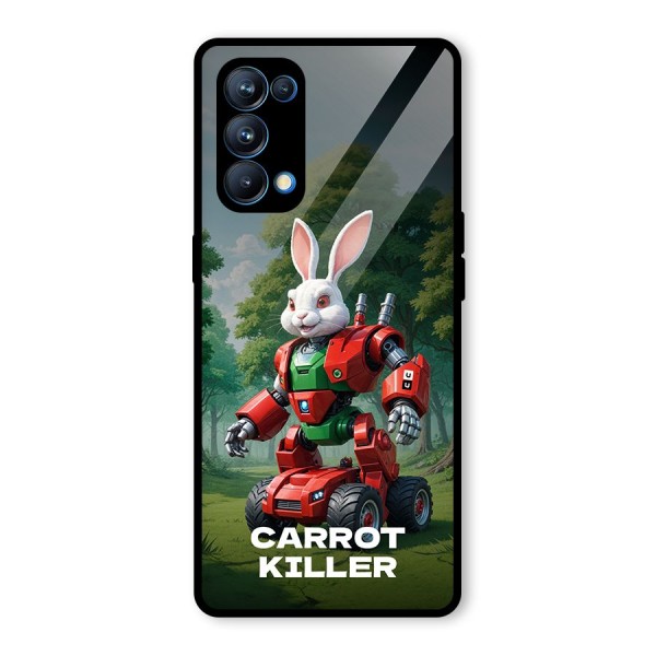 Carrot Killer Glass Back Case for Oppo Reno5 Pro 5G