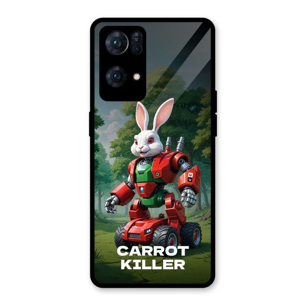 Carrot Killer Glass Back Case for Oppo Reno7 Pro 5G