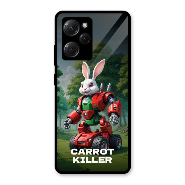 Carrot Killer Glass Back Case for Poco X5 Pro