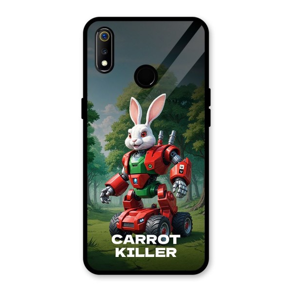 Carrot Killer Glass Back Case for Realme 3