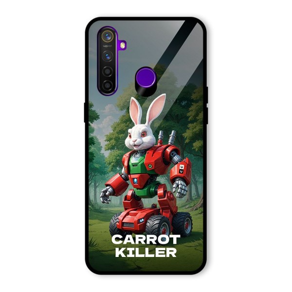 Carrot Killer Glass Back Case for Realme 5 Pro