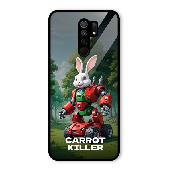 Carrot Killer Glass Back Case for Redmi 9 Prime