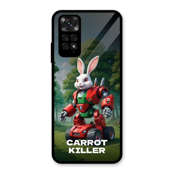 Carrot Killer Glass Back Case for Redmi Note 11