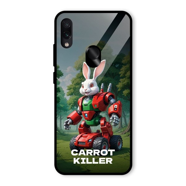 Carrot Killer Glass Back Case for Redmi Note 7