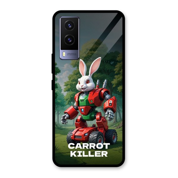 Carrot Killer Glass Back Case for Vivo V21e 5G