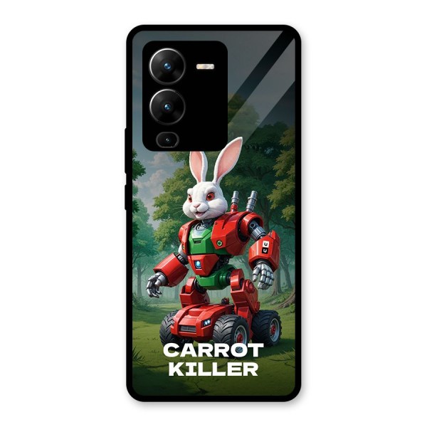 Carrot Killer Glass Back Case for Vivo V25 Pro