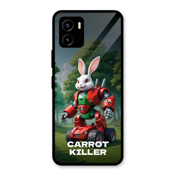 Carrot Killer Glass Back Case for Vivo Y15s