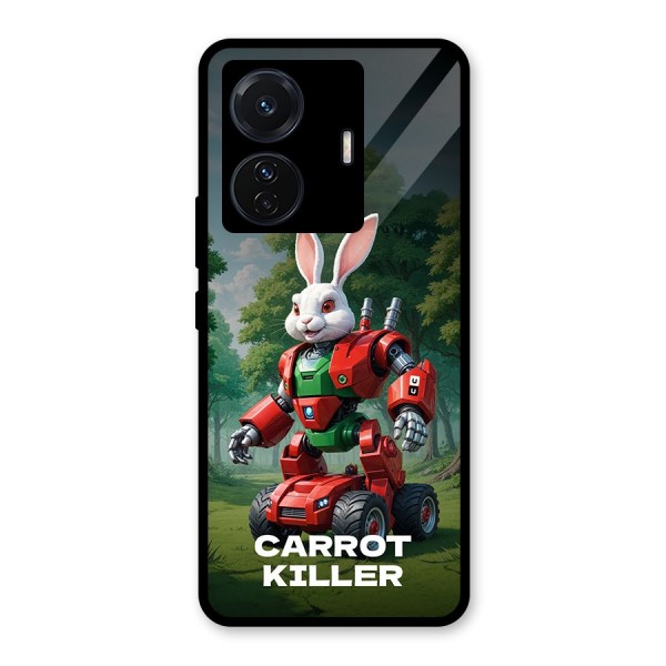 Carrot Killer Glass Back Case for Vivo iQOO Z6 Pro