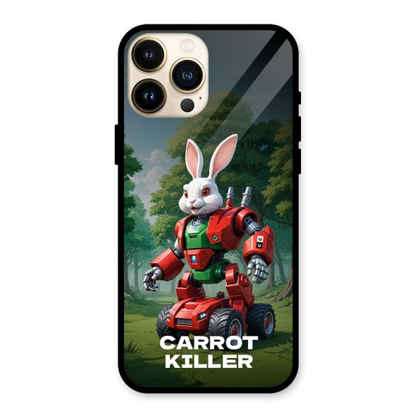 Carrot Killer Glass Back Case for iPhone 13 Pro Max