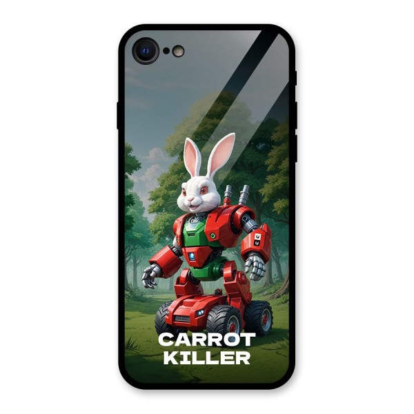 Carrot Killer Glass Back Case for iPhone 8