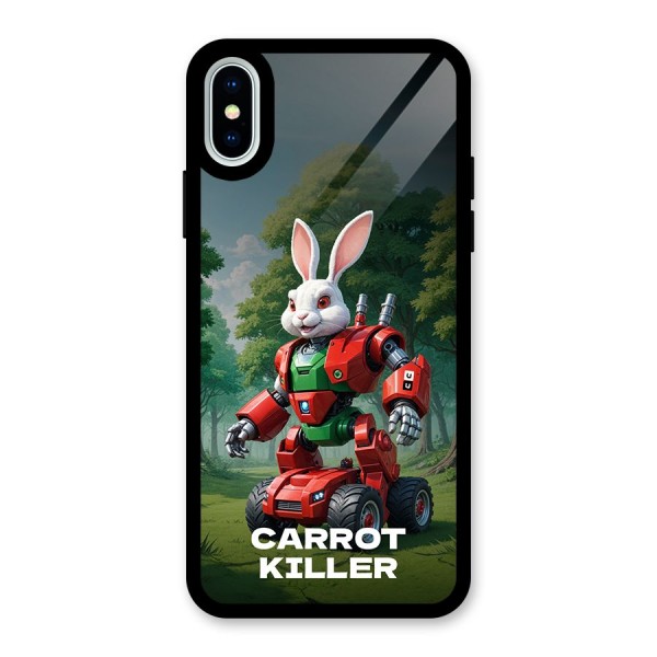 Carrot Killer Glass Back Case for iPhone X