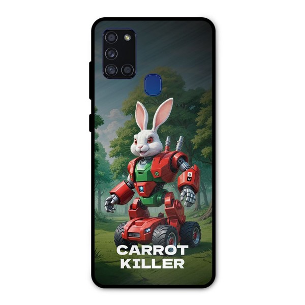 Carrot Killer Metal Back Case for Galaxy A21s