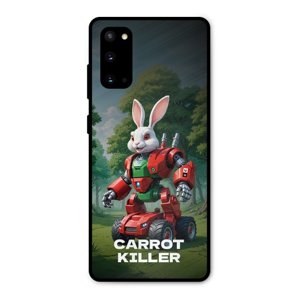 Carrot Killer Metal Back Case for Galaxy S20