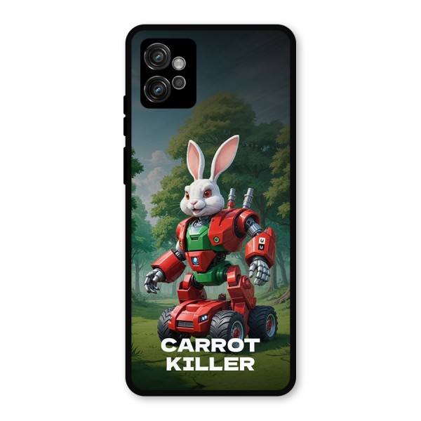 Carrot Killer Metal Back Case for Moto G32