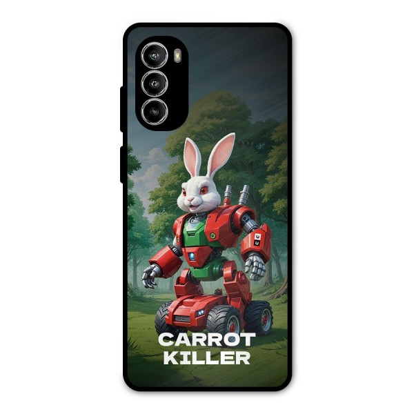 Carrot Killer Metal Back Case for Moto G52