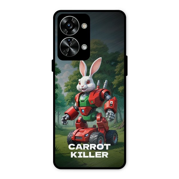 Carrot Killer Metal Back Case for OnePlus Nord 2T