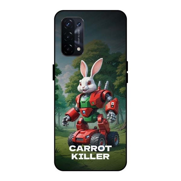 Carrot Killer Metal Back Case for Oppo A74 5G