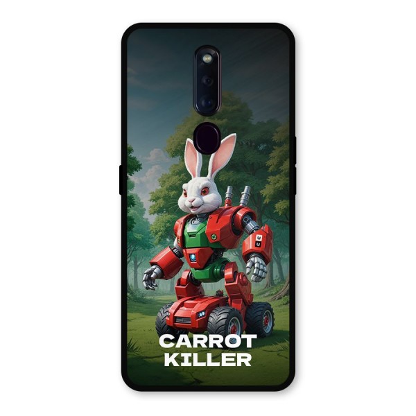 Carrot Killer Metal Back Case for Oppo F11 Pro