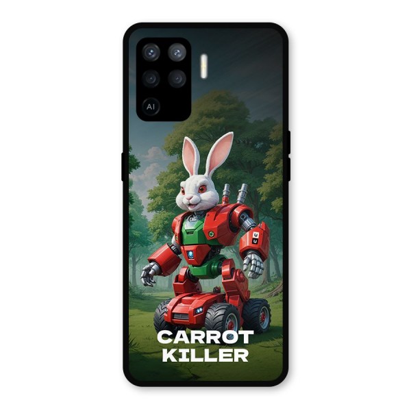 Carrot Killer Metal Back Case for Oppo F19 Pro