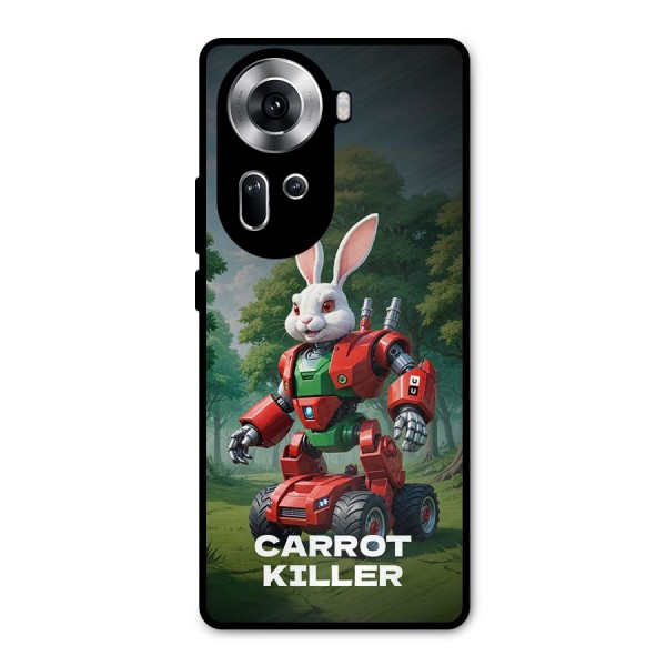 Carrot Killer Metal Back Case for Oppo Reno11 5G