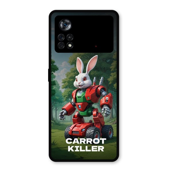 Carrot Killer Metal Back Case for Poco X4 Pro 5G