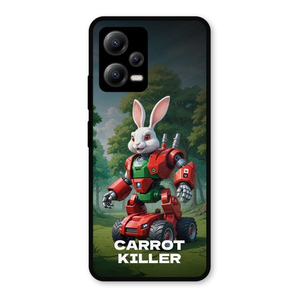 Carrot Killer Metal Back Case for Poco X5