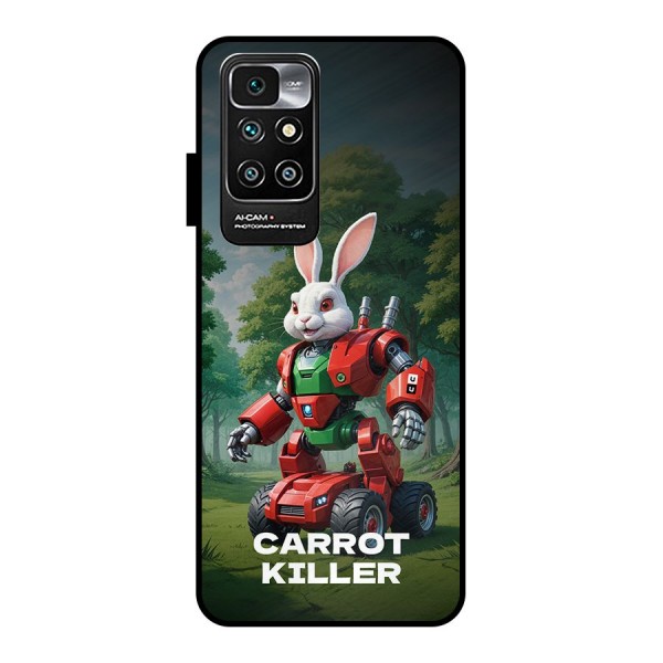 Carrot Killer Metal Back Case for Redmi 10 Prime