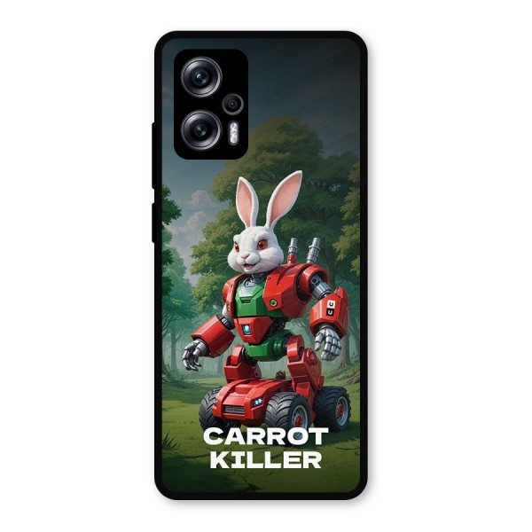 Carrot Killer Metal Back Case for Redmi K50i