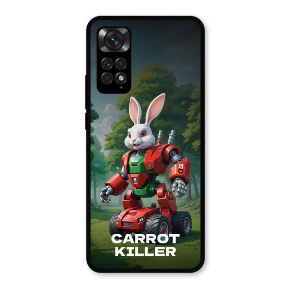 Carrot Killer Metal Back Case for Redmi Note 11