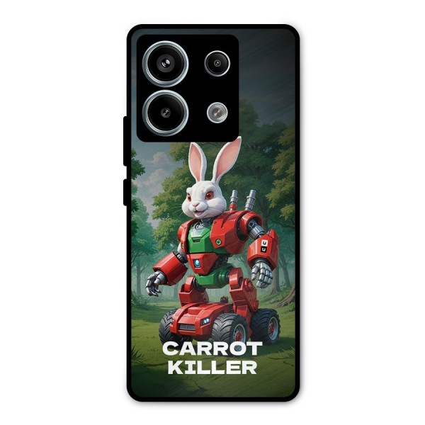 Carrot Killer Metal Back Case for Redmi Note 13 Pro 5G