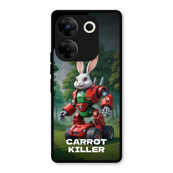 Carrot Killer Metal Back Case for Tecno Camon 20