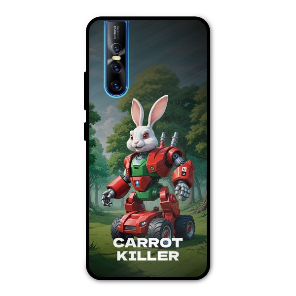 Carrot Killer Metal Back Case for Vivo V15 Pro