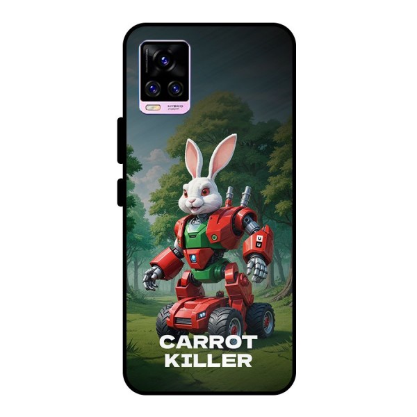 Carrot Killer Metal Back Case for Vivo V20 Pro