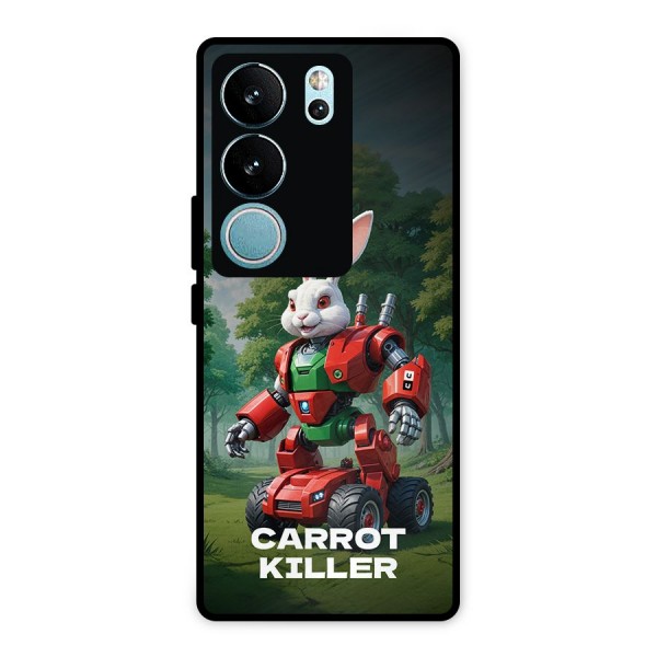 Carrot Killer Metal Back Case for Vivo V29 Pro