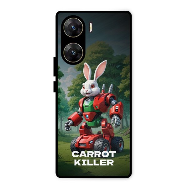 Carrot Killer Metal Back Case for Vivo V29e