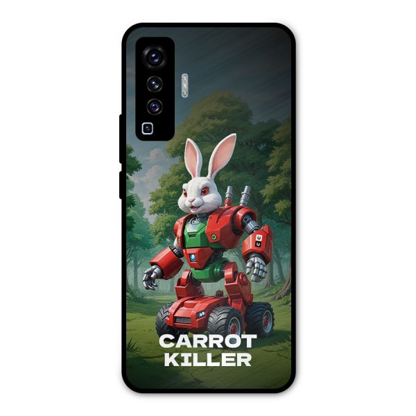 Carrot Killer Metal Back Case for Vivo X50