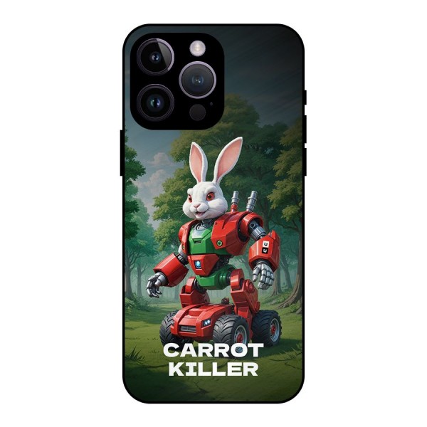 Carrot Killer Metal Back Case for iPhone 14 Pro Max