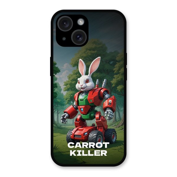 Carrot Killer Metal Back Case for iPhone 15