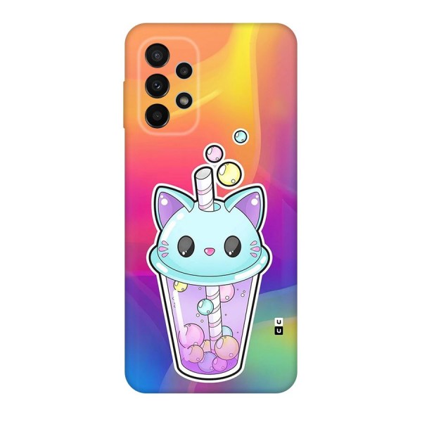 Cat Drink Back Case for Galaxy A23