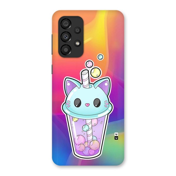 Cat Drink Back Case for Galaxy A33 5G