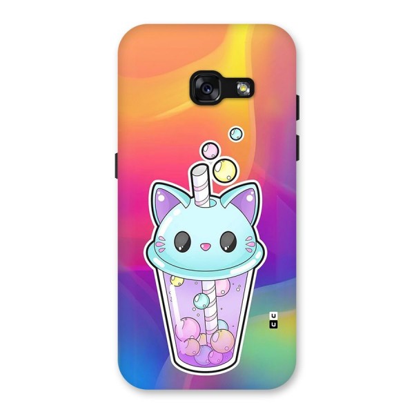 Cat Drink Back Case for Galaxy A3 (2017)