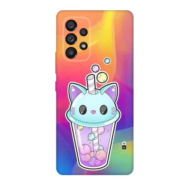 Cat Drink Back Case for Galaxy A53 5G